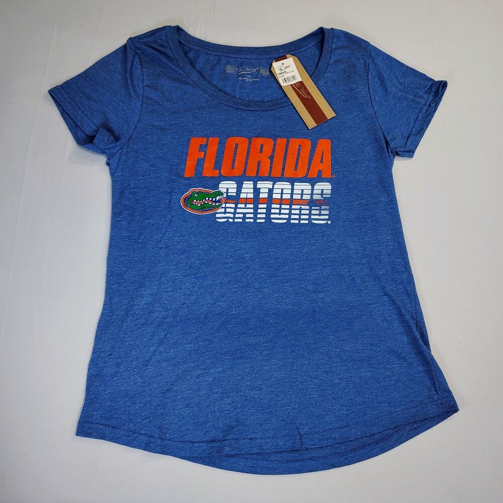 NEW The Victory University Of Florida Gators College Football Shirt Sz L Blue